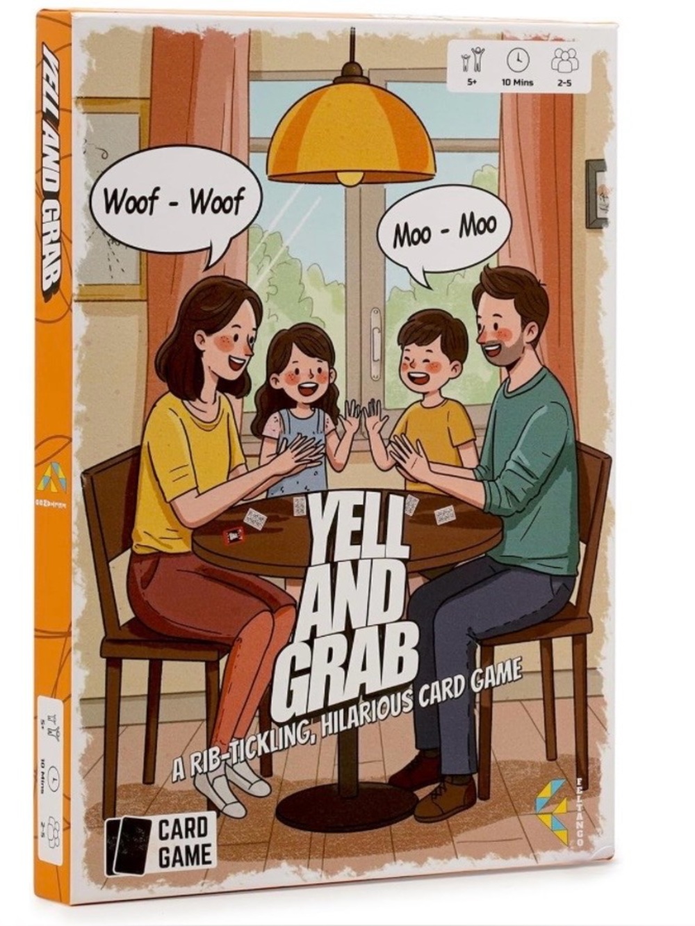 Yell and Grab, Card Games for Kids